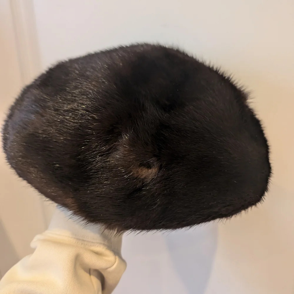 Luxurious Dark Brown Fur Hat
